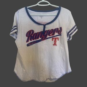 Texas Rangers Women’s Cotton T-Shirt Size XL
